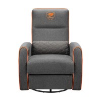 Кресло-реклайнер геймерское, дышащая ткань Cougar FIDOM GRAY