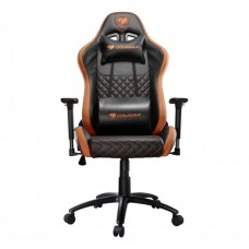  Кресло геймерское, дышащая экокожа Cougar Armor PRO Black/Orange