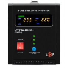Источник бесперебойного питания (Инвертор) LPY-PSW-1000VA 10A/20A 12V  Источник бесперебойного питания (Инвертор) LPY-PSW-1000VA 10A/20A 12V