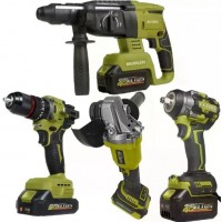Набор аккумуляторных инструментов ELTOS-4 АГ-600 BL, ПА-20/26 DFR BL, ДА-20/13 UBL, МШУ-125/20BL-1