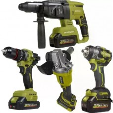  Набор аккумуляторных инструментов ELTOS-4 АГ-600 BL, ПА-20/26 DFR BL, ДА-20/13 UBL, МШУ-125/20BL-1