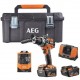 Шуруповерт аккумуляторный AEG BSB18C2BL-402TB (4935478619)