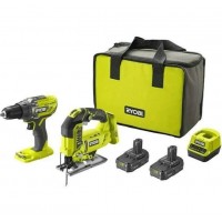 Набор инструментов Ryobi R18DDJS-220S