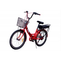 Электровелосипед VEGA Joy S красный